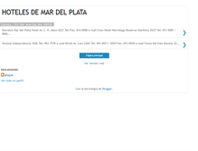 Tablet Screenshot of hotelesdemardelplata.blogspot.com