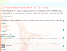 Tablet Screenshot of learningneobux.blogspot.com