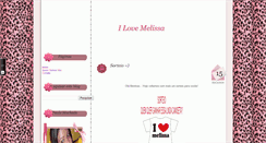 Desktop Screenshot of ilovemelissas.blogspot.com