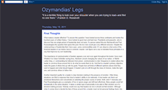 Desktop Screenshot of ozymandiaslegs.blogspot.com