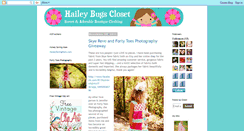 Desktop Screenshot of haileybugscloset.blogspot.com