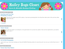 Tablet Screenshot of haileybugscloset.blogspot.com