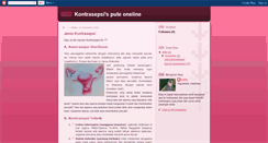 Desktop Screenshot of kontrasepsisputeoneline.blogspot.com