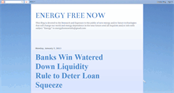 Desktop Screenshot of energy-free-now.blogspot.com