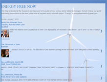 Tablet Screenshot of energy-free-now.blogspot.com