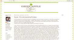 Desktop Screenshot of greenapplepaperie.blogspot.com