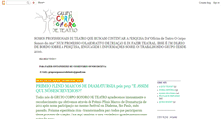 Desktop Screenshot of grupocorposonorodeteatro.blogspot.com