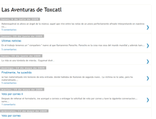 Tablet Screenshot of lasaventurasdetoxcatl.blogspot.com