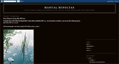 Desktop Screenshot of manualminoltas.blogspot.com