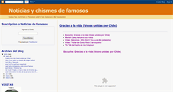 Desktop Screenshot of noticiasychismesdefamosos.blogspot.com