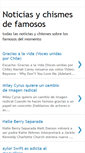Mobile Screenshot of noticiasychismesdefamosos.blogspot.com