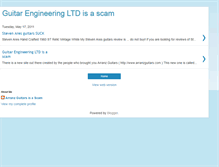 Tablet Screenshot of guitarengineeringltd-scam.blogspot.com