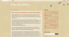 Desktop Screenshot of piasfavoriter.blogspot.com