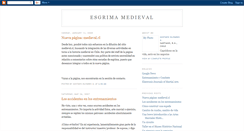 Desktop Screenshot of esgrimamedieval.blogspot.com