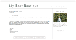 Desktop Screenshot of mybeatboutique.blogspot.com