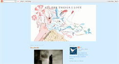 Desktop Screenshot of allthethingsilove.blogspot.com