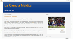Desktop Screenshot of lacienciamaldita.blogspot.com