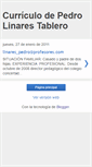 Mobile Screenshot of pedro-linares-curriculum-vitae.blogspot.com