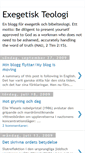 Mobile Screenshot of exegetiskteologi.blogspot.com