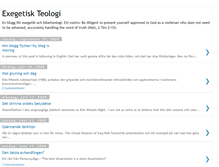 Tablet Screenshot of exegetiskteologi.blogspot.com