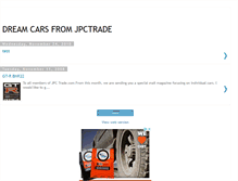 Tablet Screenshot of jpctrade-dreamcars.blogspot.com