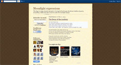 Desktop Screenshot of moonlightexpressions.blogspot.com