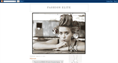 Desktop Screenshot of fashion---elite.blogspot.com