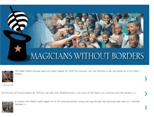 Tablet Screenshot of magicianswithoutborders.blogspot.com