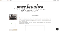 Desktop Screenshot of oncebeauties.blogspot.com