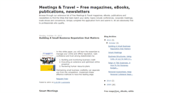 Desktop Screenshot of meetings-and-travel.blogspot.com