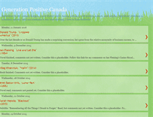 Tablet Screenshot of generationpositivecanada.blogspot.com