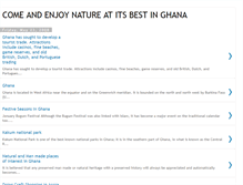 Tablet Screenshot of ghanatourismandculture.blogspot.com