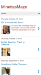 Mobile Screenshot of minettesmaze.blogspot.com