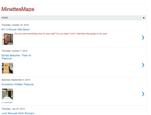 Tablet Screenshot of minettesmaze.blogspot.com
