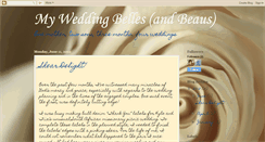 Desktop Screenshot of my-wedding-belles.blogspot.com