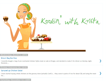 Tablet Screenshot of kookinwithkrista.blogspot.com