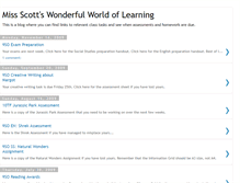 Tablet Screenshot of missscottsblog.blogspot.com