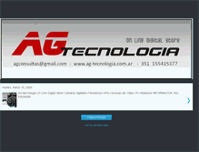 Tablet Screenshot of agtecnologia.blogspot.com