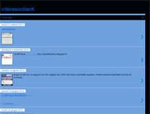 Tablet Screenshot of interesordienti.blogspot.com