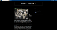 Desktop Screenshot of machineshoptalk.blogspot.com