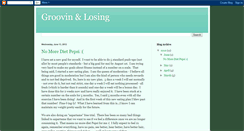 Desktop Screenshot of groovinnlosing.blogspot.com