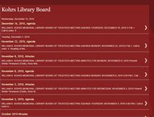 Tablet Screenshot of kohrslibraryboard.blogspot.com