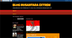 Desktop Screenshot of blognusantaraextrem.blogspot.com