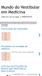 Mobile Screenshot of mundodovestibularemmedicina.blogspot.com