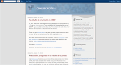 Desktop Screenshot of comunicacionmas.blogspot.com