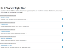 Tablet Screenshot of do-it-yourself-right.blogspot.com
