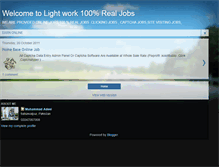 Tablet Screenshot of lightwork4u.blogspot.com