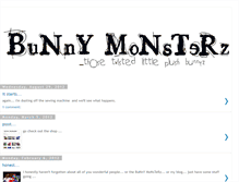 Tablet Screenshot of bunnymonsterz.blogspot.com