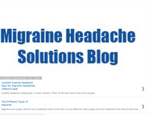 Tablet Screenshot of migrainesolutions.blogspot.com