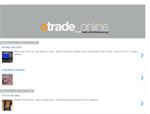 Tablet Screenshot of etrade-online.blogspot.com
